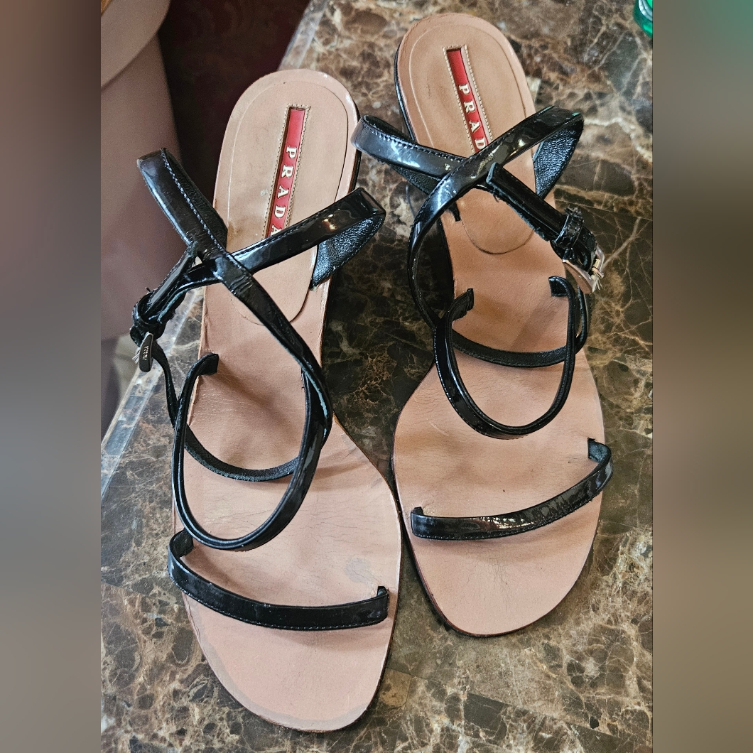 Prada Sandals Prada Strappy Sandals Prada Black Sandals